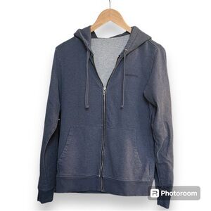 Patagonia Organic Cotton Full Zip Hoodie Blue Men's XS